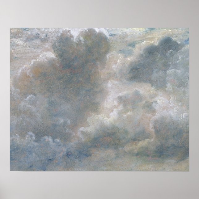 Poster John Constable | Study of Cumulus Clouds, 1822 (Devant)