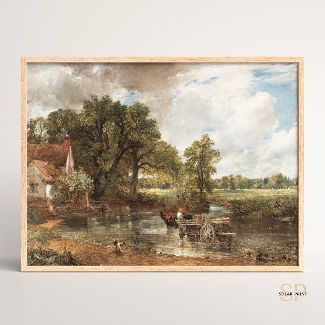 Poster John Constable The Hay Wain Peinture Art Imprimer (Créateur téléchargé)