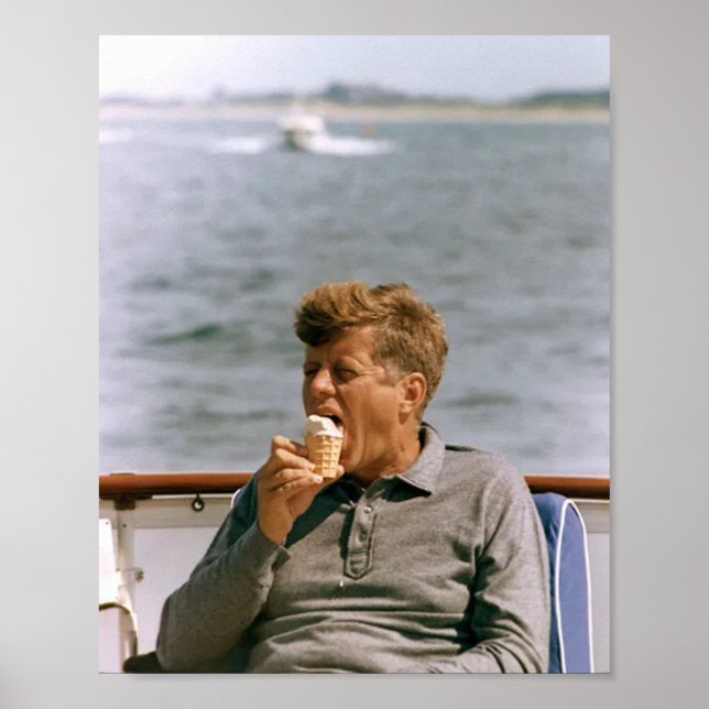 Poster John F Kennedy Fumer (Devant)