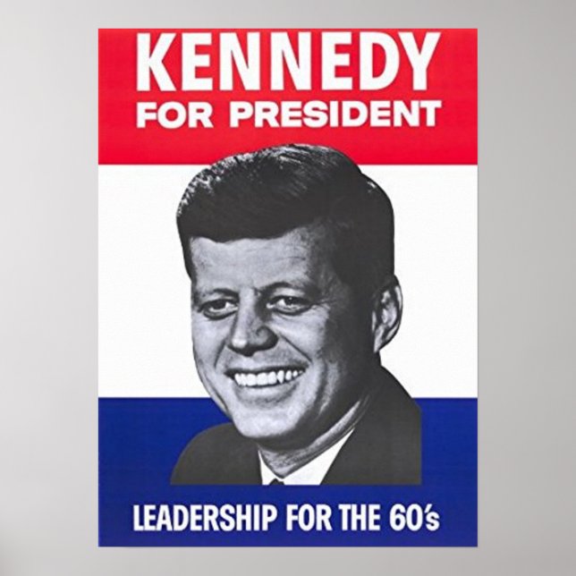 Poster John F Kennedy Président (Devant)