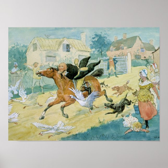 Poster John Gilpin équitation à Edmonton (Devant)