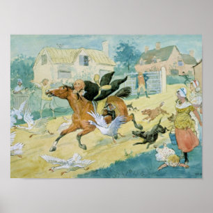 Poster John Gilpin montant à Edmonton