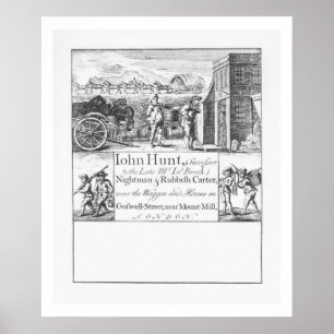 Poster John Hunt, Nightman et Rubbbish Carter, près du W