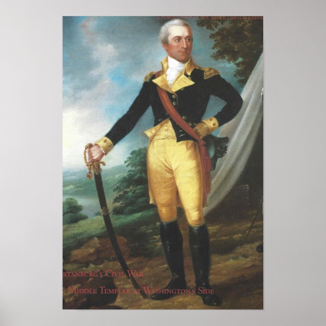 Poster John Laurens Portrait complet (Devant)