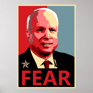 Poster John McCain - La peur