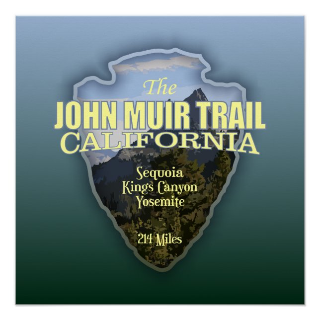 Poster John Muir Trail (flèche) (Devant)