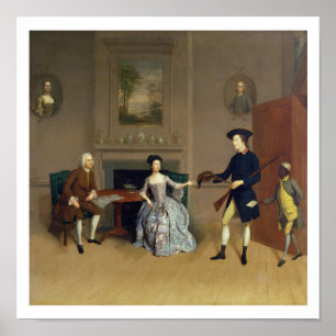 Poster John Orde, with his wife Anne, and his eldest Son,
