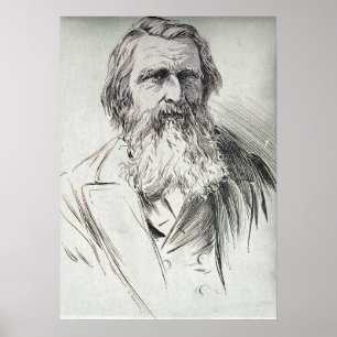 Poster John Ruskin - Auteur