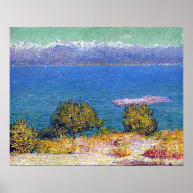 Poster John Russell Landscape, Antibes (La Baie de Nice) (Devant)