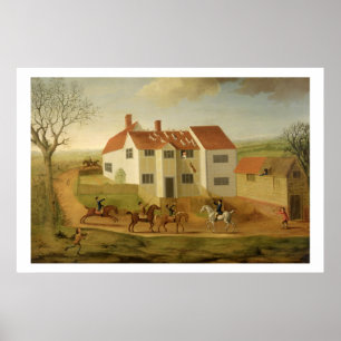 Poster John Sidey et sien traque à une ferme près de Hadl