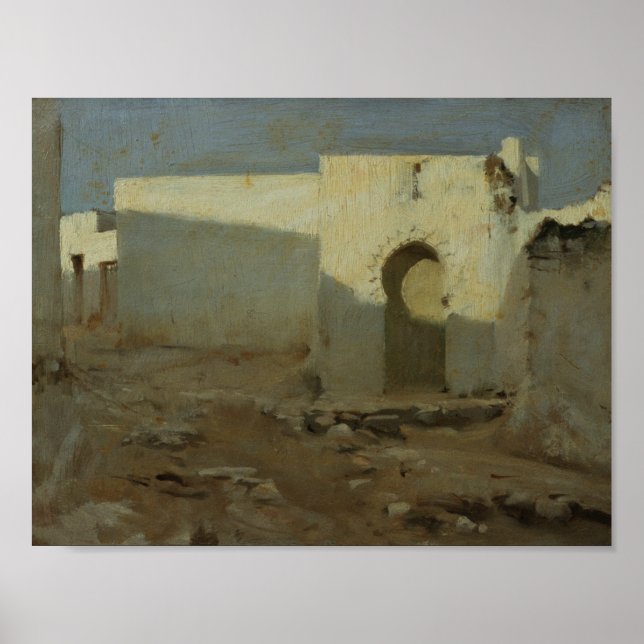 Poster John Singer Sargent - Bâtiments mauresques à (Devant)