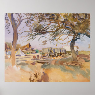 Poster John Singer Sargent - Camp militaire