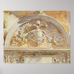 Poster John Singer Sargent - Escutcheon de Charles V