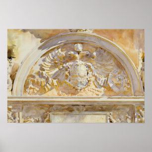 Poster John Singer Sargent - Escutcheon de Charles V
