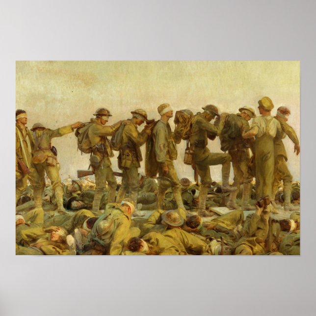 Poster John Singer Sargent - gazé (Devant)