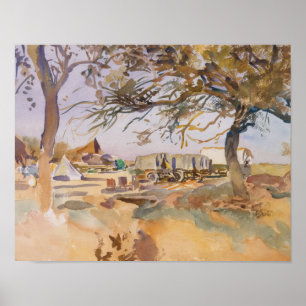 Poster John Singer Sargent - Military Camp
