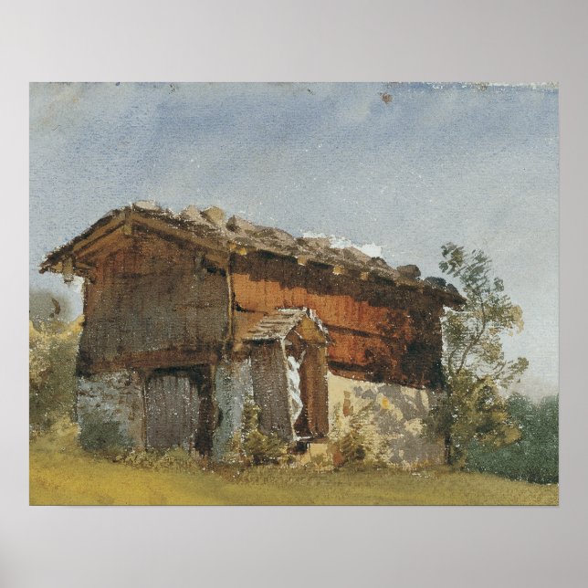 Poster John Singer Sargent - Sanctuaire tyrolien (Devant)