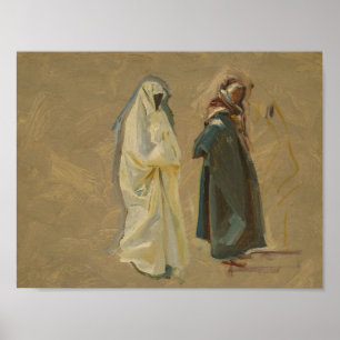 Poster John Singer Sargent - Study of Two Bedouins