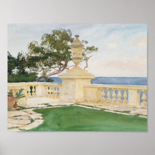 Poster John Singer Sargent - Terrasse, Vizcaya