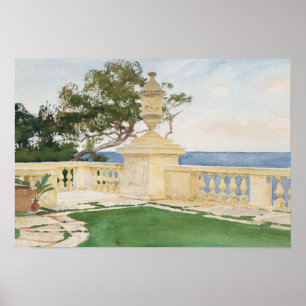 Poster John Singer Sargent - Terrasse, Vizcaya