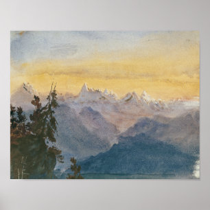 Poster John Singer Sargent - Vue depuis le mont Pilate