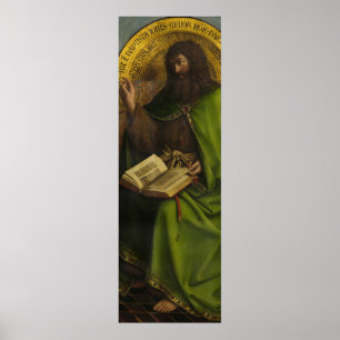 Poster John the Baptist, Le retable de Gand par van Eyck