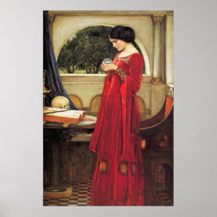 Poster John Waterhouse - Le Crystal Ball
