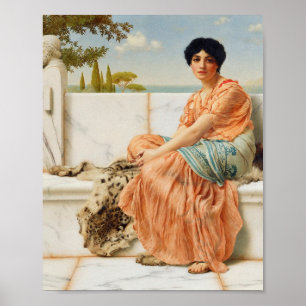 Poster John William Godward - Reverie