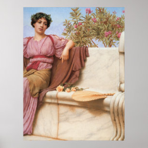 Poster John William Godward - tranquilité 1914