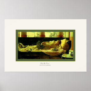 Poster ~ John William Waterhouse de Dolce Niente lointain
