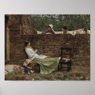 Poster John William Waterhouse - Good Neighbours