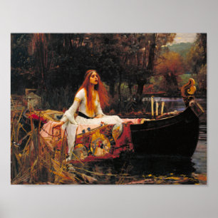 Poster John William Waterhouse - La Dame De Shalott