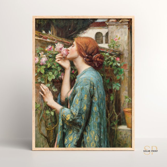 Poster John William Waterhouse L'âme du Rose 1908 (Créateur téléchargé)