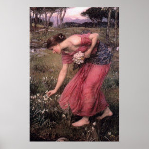 Poster John William Waterhouse - Narcissus - Imprimer l'a