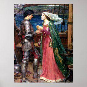 Poster John William Waterhouse Tristan et Isolde