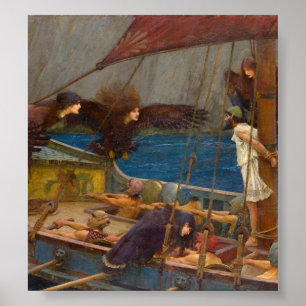 Poster John William Waterhouse - Ulysses and the Sirens