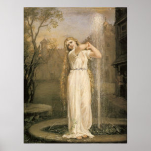 Poster John William Waterhouse Undine