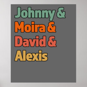 Poster Johnny Moria David Alexis Grand cadeau pour la tél