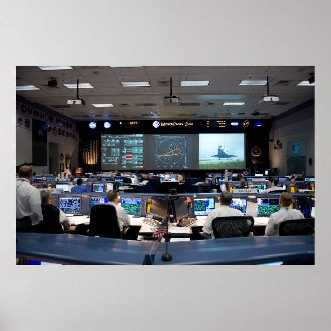 Poster Johnson Mission Control Centre (Devant)