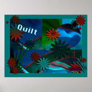 Poster Joie de Quilting