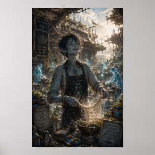 Poster Joie / Fabricant de nouilles / Paquebot de croisiè