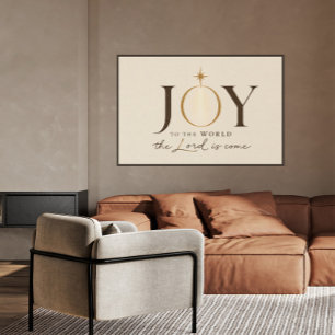 Poster JOIE POUR LE MONDE   Noël chrétien