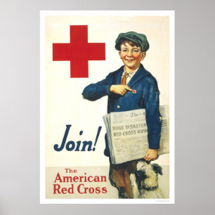 Poster Joignez ! La Croix-Rouge américaine