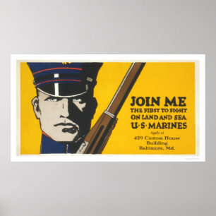 Poster Join me - U.S. Marines