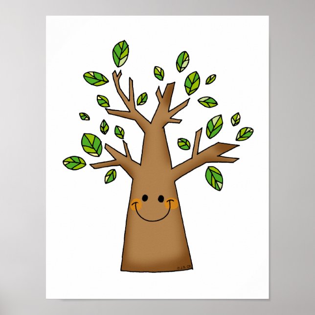 Poster joli arbre (Devant)