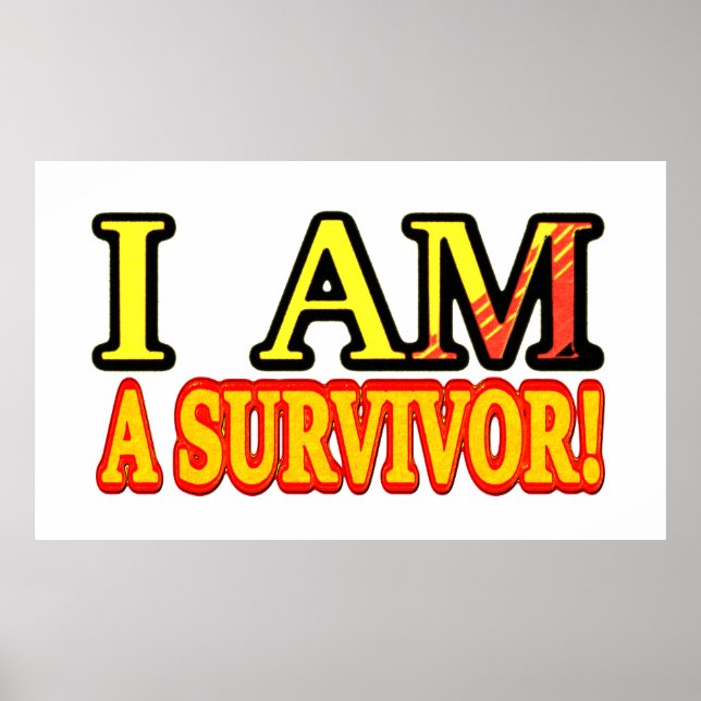 Poster Joli dessin "SURVIVOR". Commandez dès maintenant  (Devant)