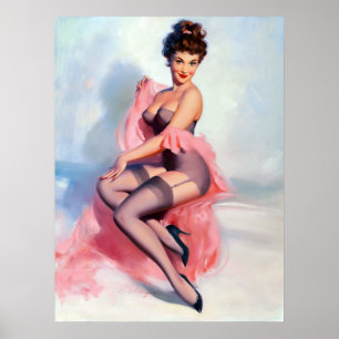 Poster Joli en rose UP