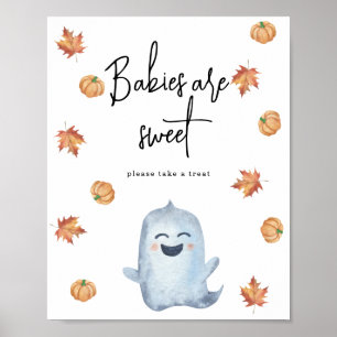 Poster Joli fantôme - Les bébés sont mignons