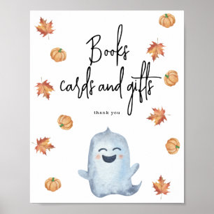 Poster Joli fantôme - Livres cartes et cadeaux
