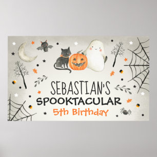 Poster Joli Halloween Ghost Spooktacular Anniversaire